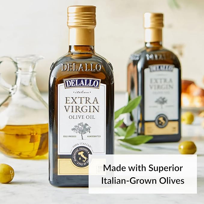 DeLallo Aceite de Oliva Extra Virgen Italiano 33.8 oz Botella (Pack de 2) miniatura 4