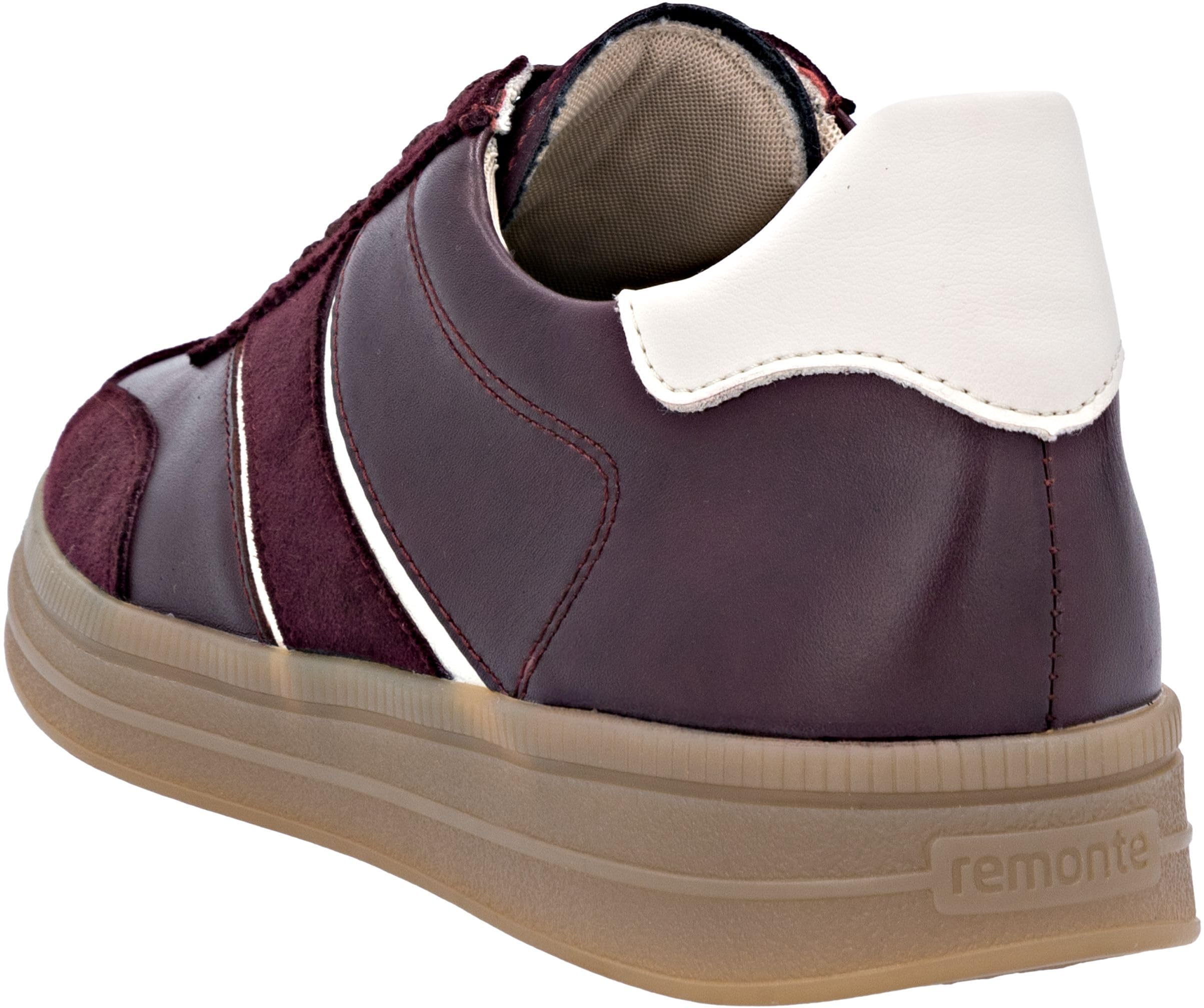 Remonte Damskie buty sportowe D2c05 Low, czerwone, 44 EU, Czerwony, 44 EU