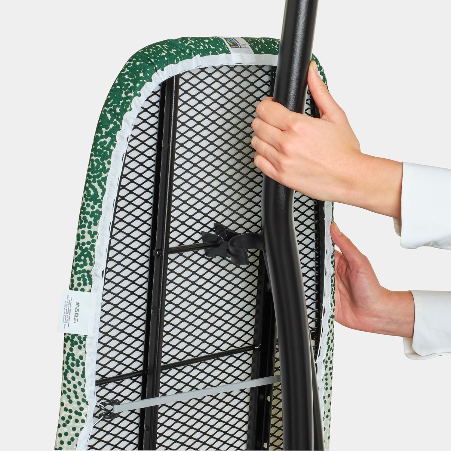 Brabantia - Ironing Board Cover C with Thick Foam & Felt Padding, Fairtrade Cotton, Durable and Easy Fit for Enhanced Ironing Performance – New Dawn, 49 x 18 in