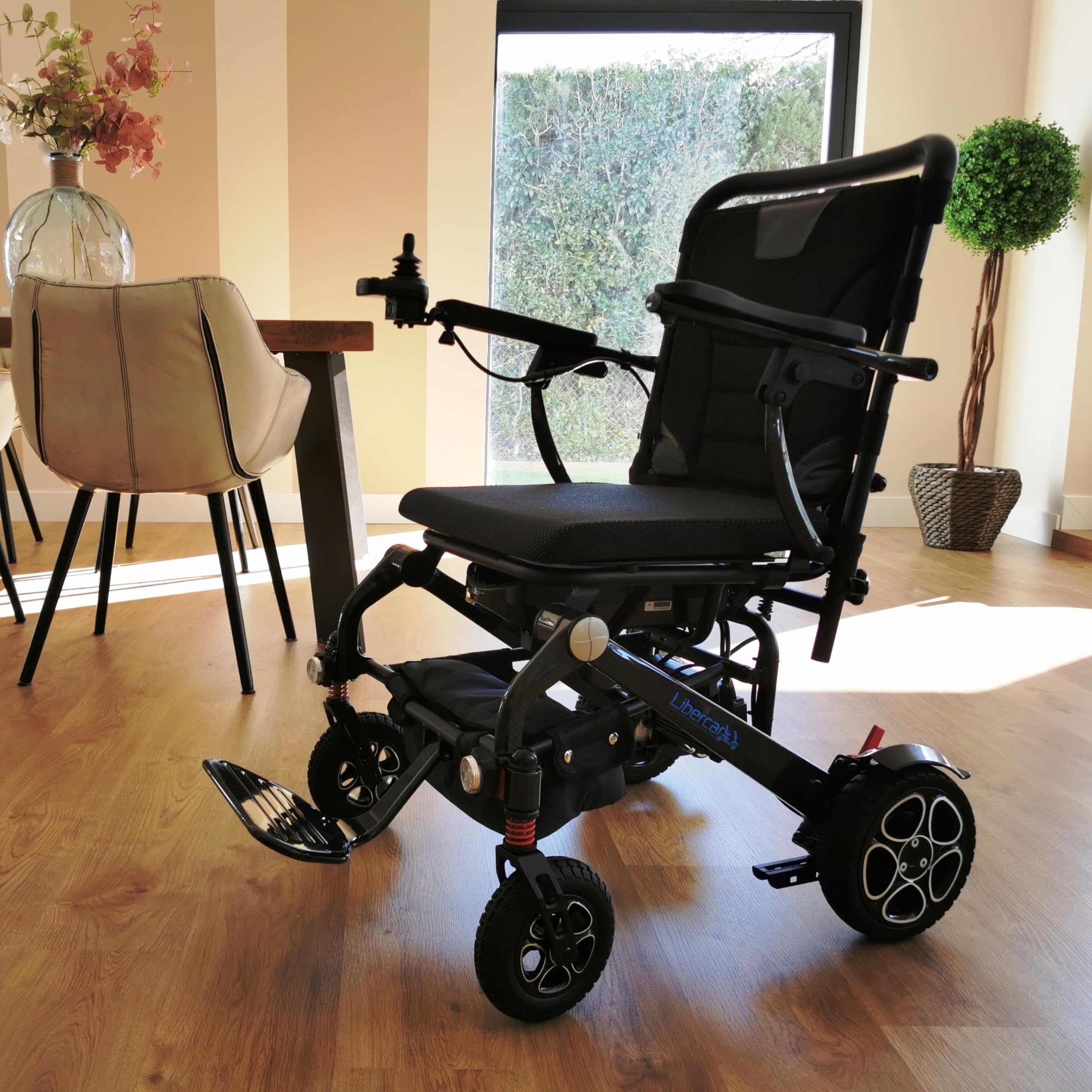 Silla de ruedas eléctrica Alma de fibra de carbono