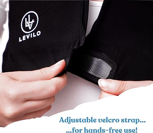 Miniatura 3 de LEVILO Bolsa de hielo para el cuello para terapia de frío y calor, envoltura de hielo reutilizable para el cuello para inflamación, compresa fría,
