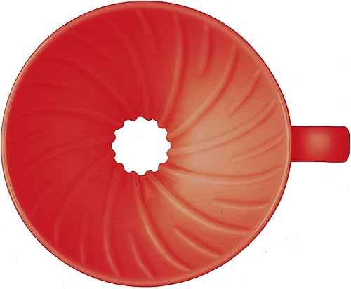 Miniatura 3 de Hario V60 - Juego de vertido con gotero de cerámica, cuchara y filtros, tamaño 01, color blanco