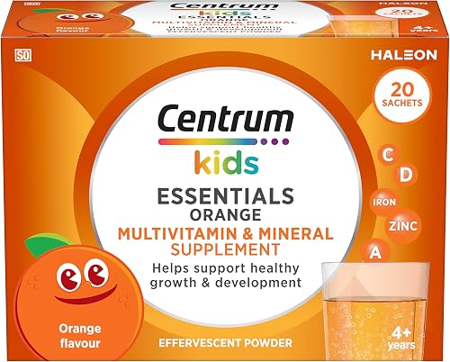 Centrum Kids Essentials Orange Effervescent 20 Sachets