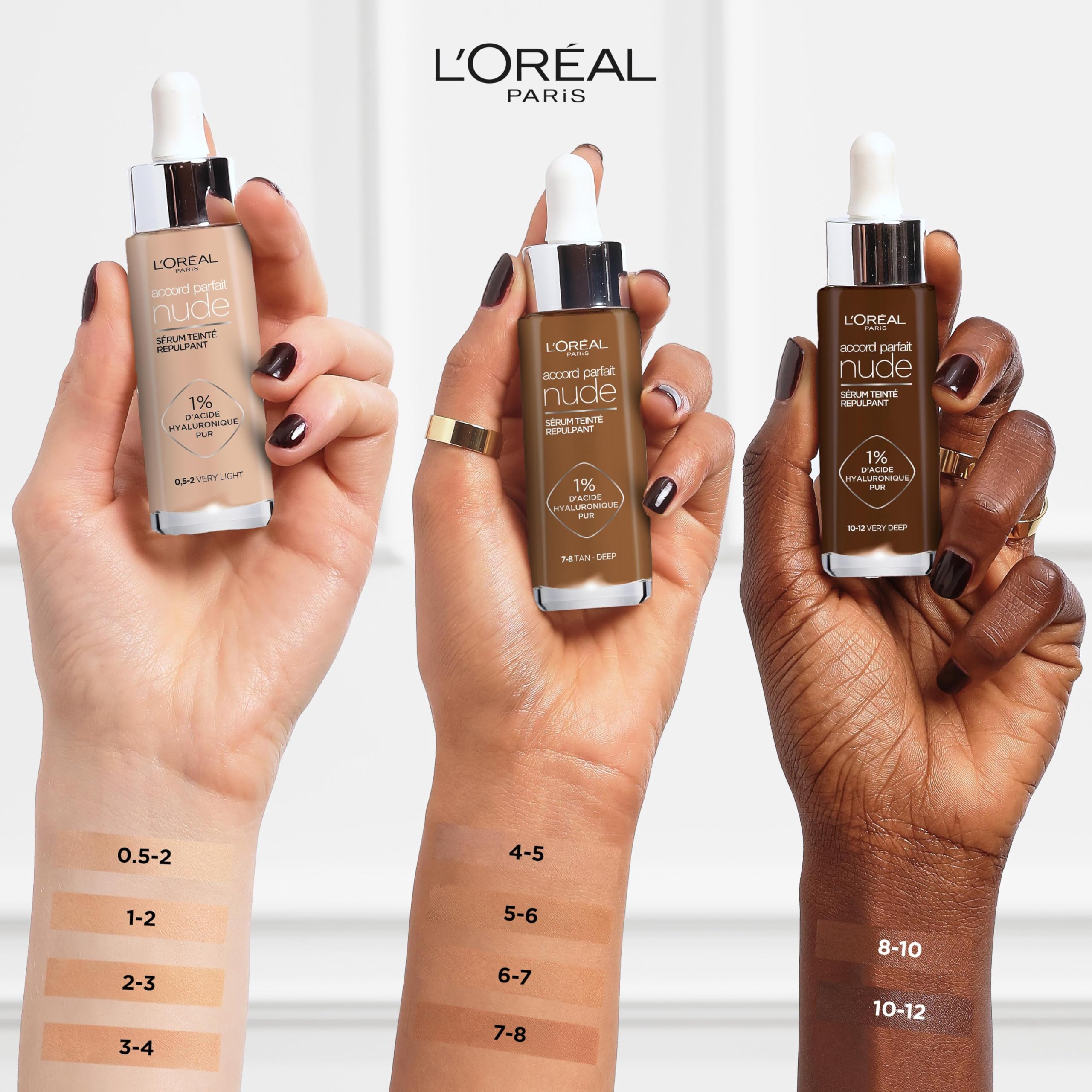 L'Oréal Paris - Sérum Teinté Repulpant - Accord Parfait - Teinte : 2-3 Light - 30 ml