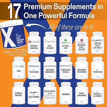 Clear Brain Fog & Focus for Deep Work | X Science-Backed Brain Performance Supplement
