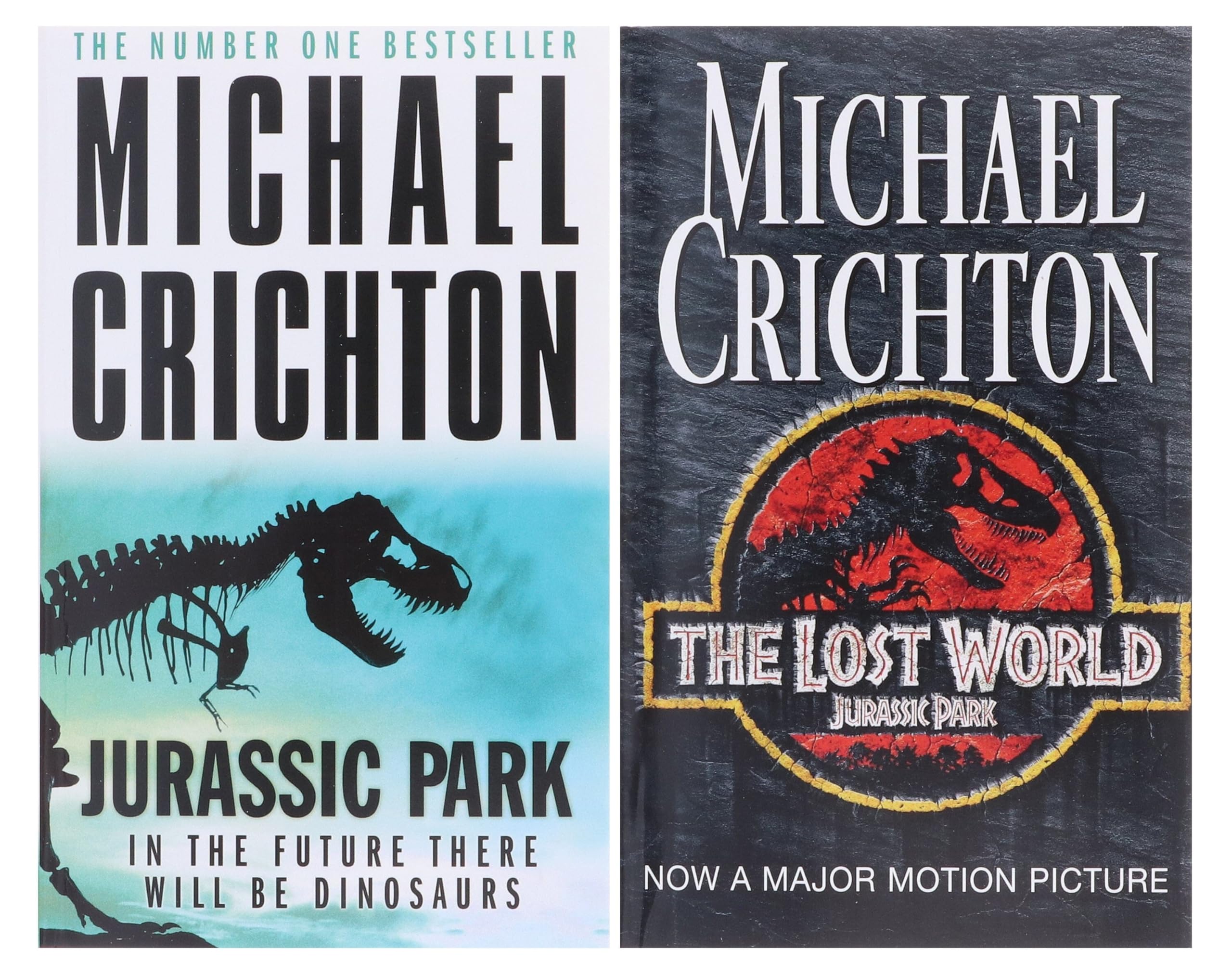 Michael Crichton Collection 2 Books Set (The Lost World, Jurassic