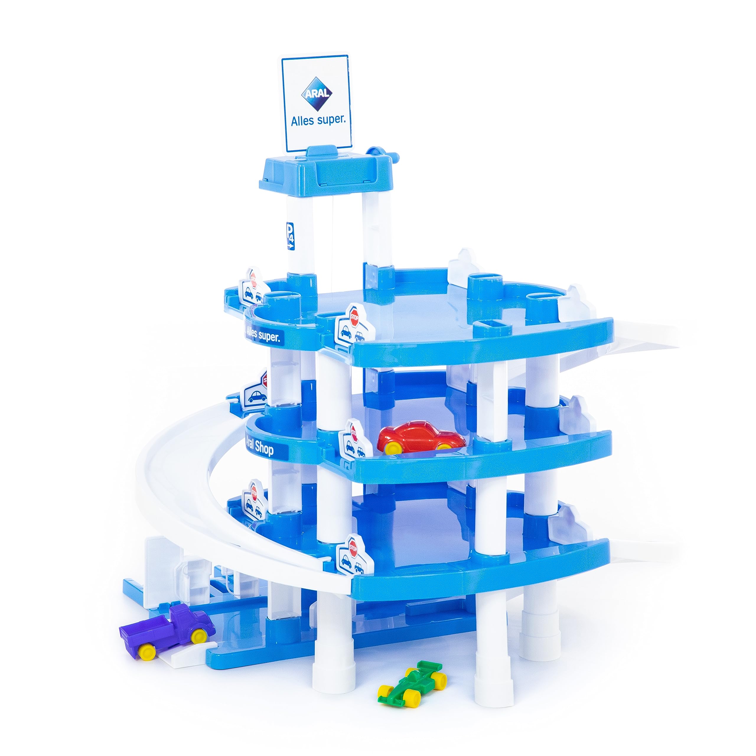 Wader Garage ARAL Parkhaus Parkgarage Autogarage 4 Spielebenen