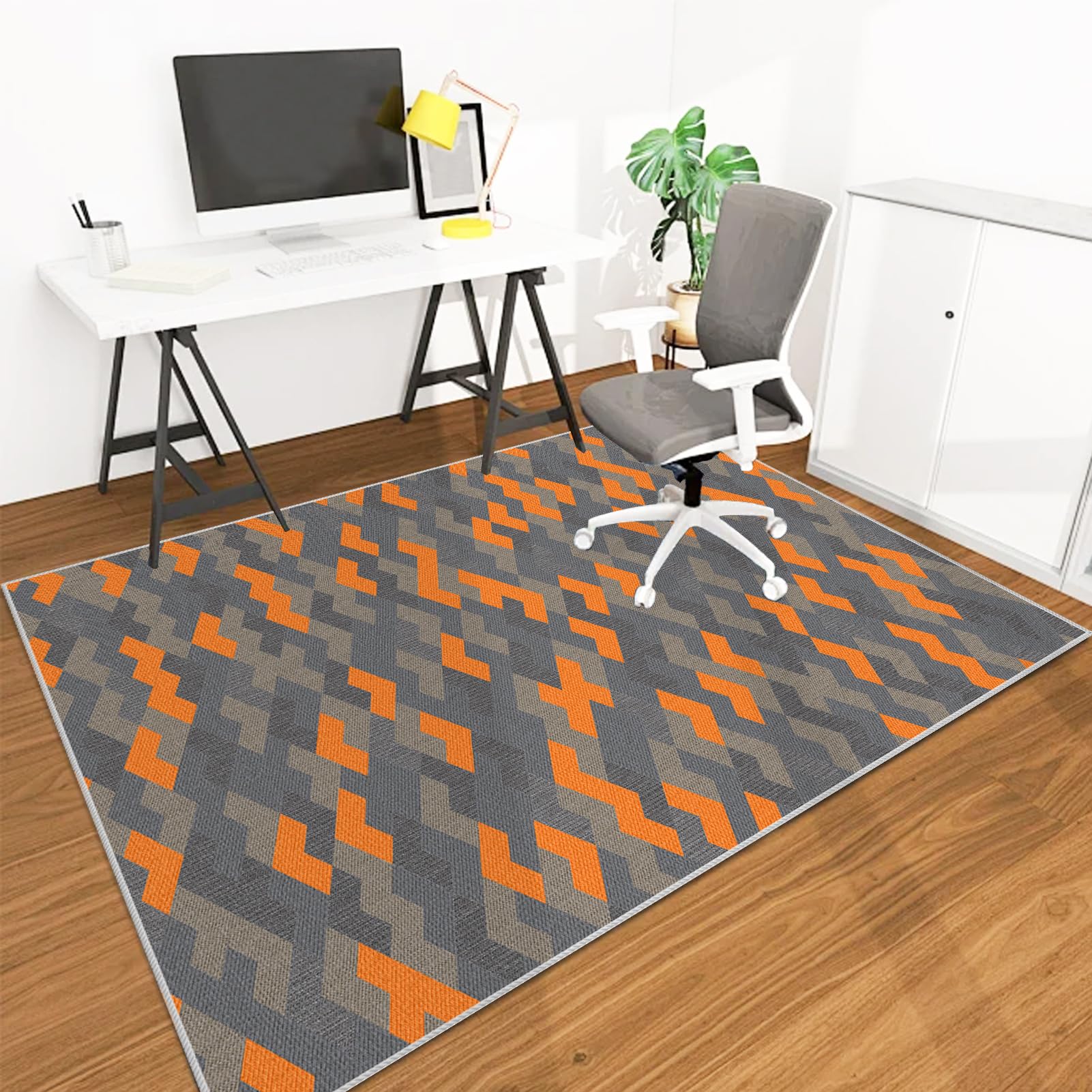Heavy Duty Desk Chair Mats for Carpet, Office Chair Mat for Hardwood Floor, Office Chair Floor Protector Mat for Rolling Chair, Computer Chair Mat for Home Office Rug Hard Floor Mat 180 x 200 cm
