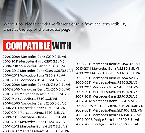 Miniatura 3 de Paquete de bobinas de encendido y bujías para V6 3.0 3.5 Mercedes Benz C300 C350 E350 E550 ML350 ML550 GL450 GL550 S550 SL550 GLK350, 2006 2007 2000
