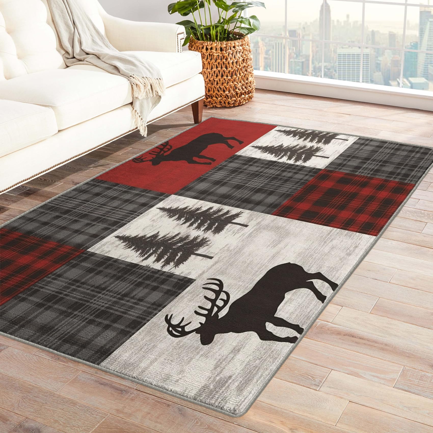 Amazon.com: Cabin Style Rug & Home Decor - 2x3 Rug, Patchwork Rugs