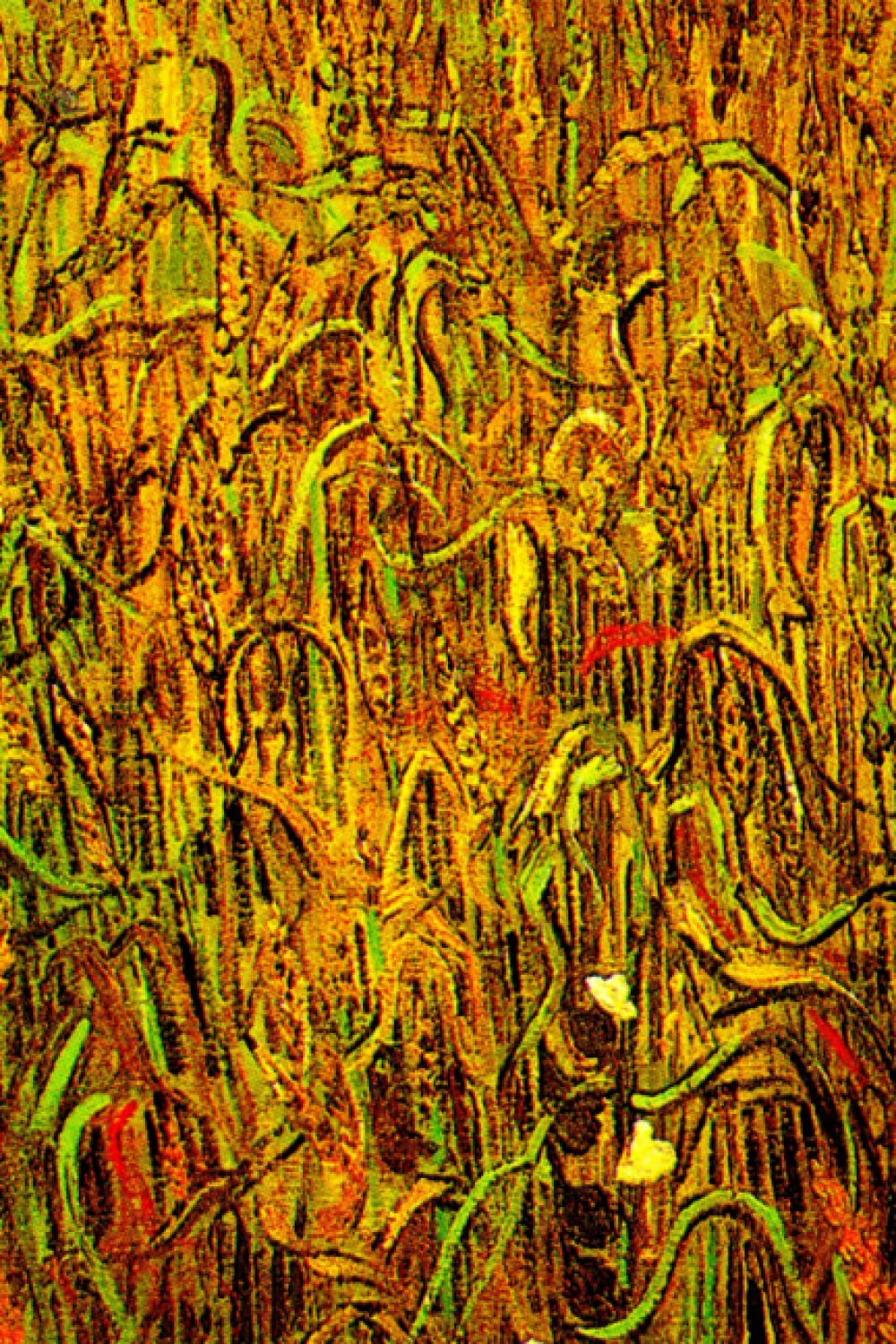 Journal de notes Van Gogh Épis de Blé carnet ligné format journal