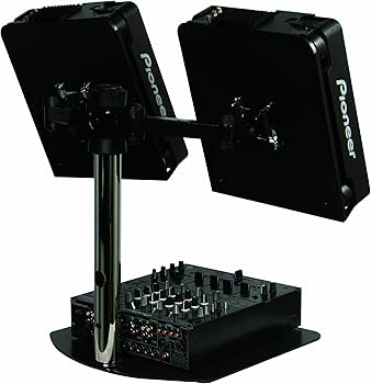 Odyssey LCDJSPDB L-Evation Dual Pioneer Cdj-1000 Plate Stand With