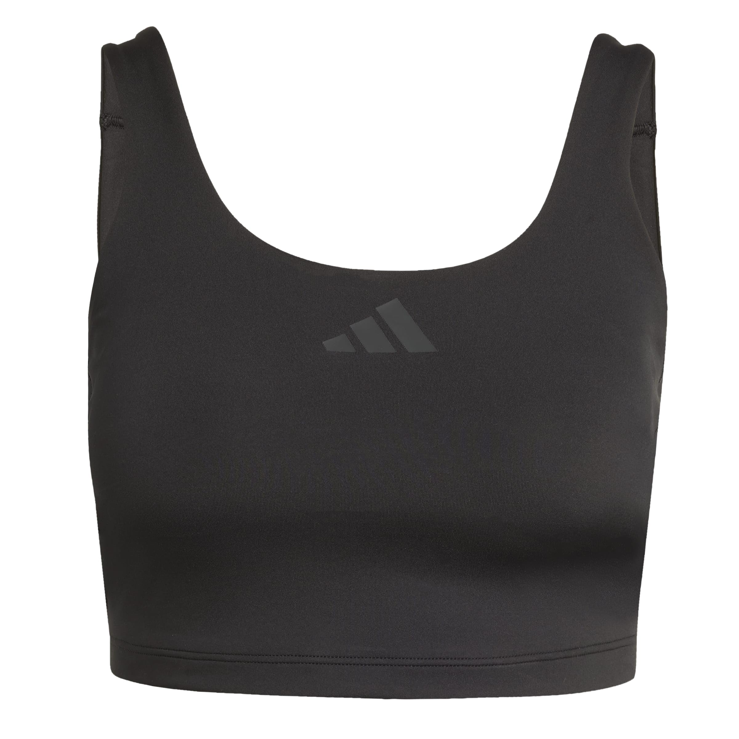 adidas Power Light Support Bra Tank, Black, Size 2Xs, Women