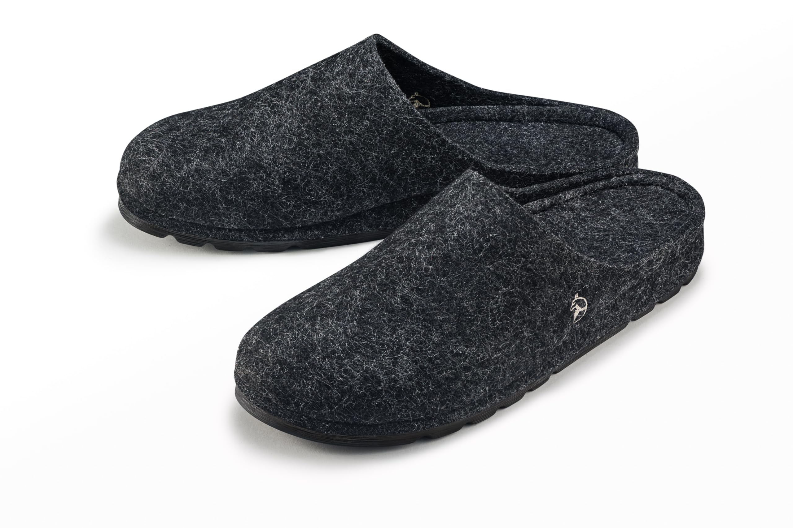 ESTRO Pantuflas de Fieltro Hombre - Zapatillas Casa Hombre Cerradas Zapatillas Casa con Suela de Goma Pantuflas Fieltro F05