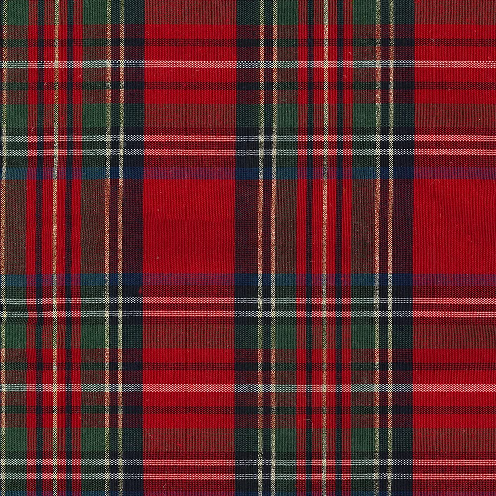 INTRECCI Passatoia Tartan Scozzese Per Cucina Con Stampa Digitale e Fondo Antiscivolo; Runner Pavimento Digitale di Facile Manutenzione Made in Italy (52 x 350 cm, Tartan Rossa)