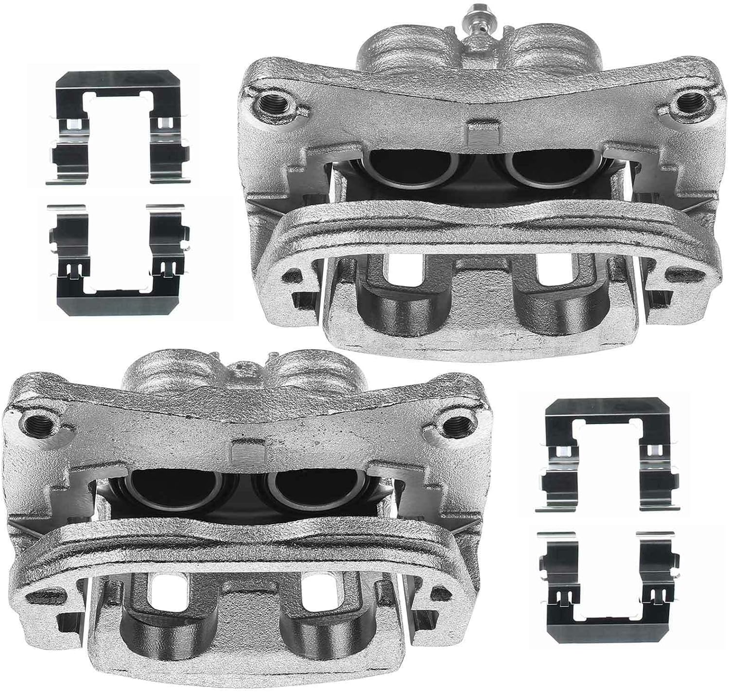 2pcs Front Left Driver and Right Passenger Side Brake Caliper Bracket