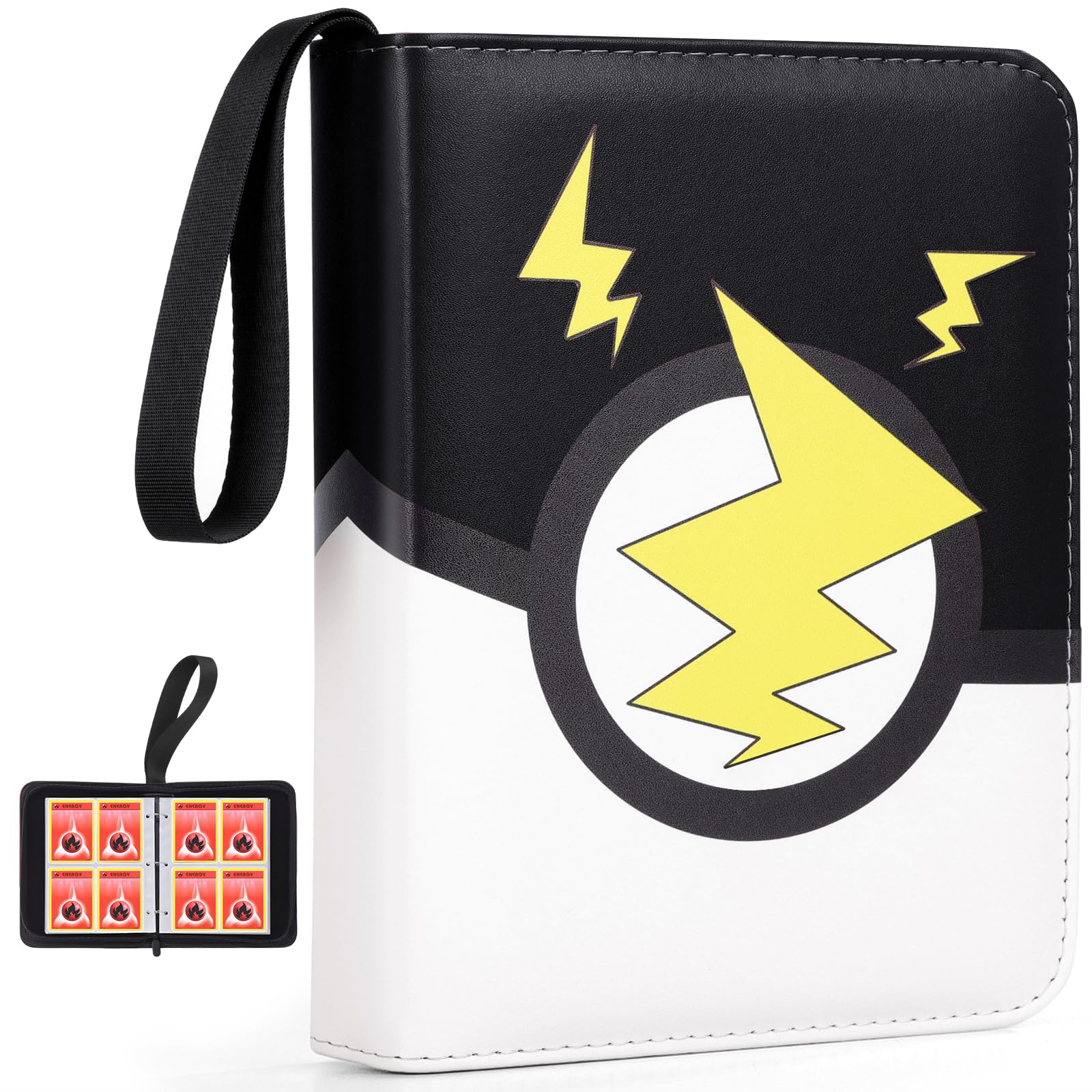 Classeur cartes collection 4 poches 50 recharges pour 400 cartes TCG