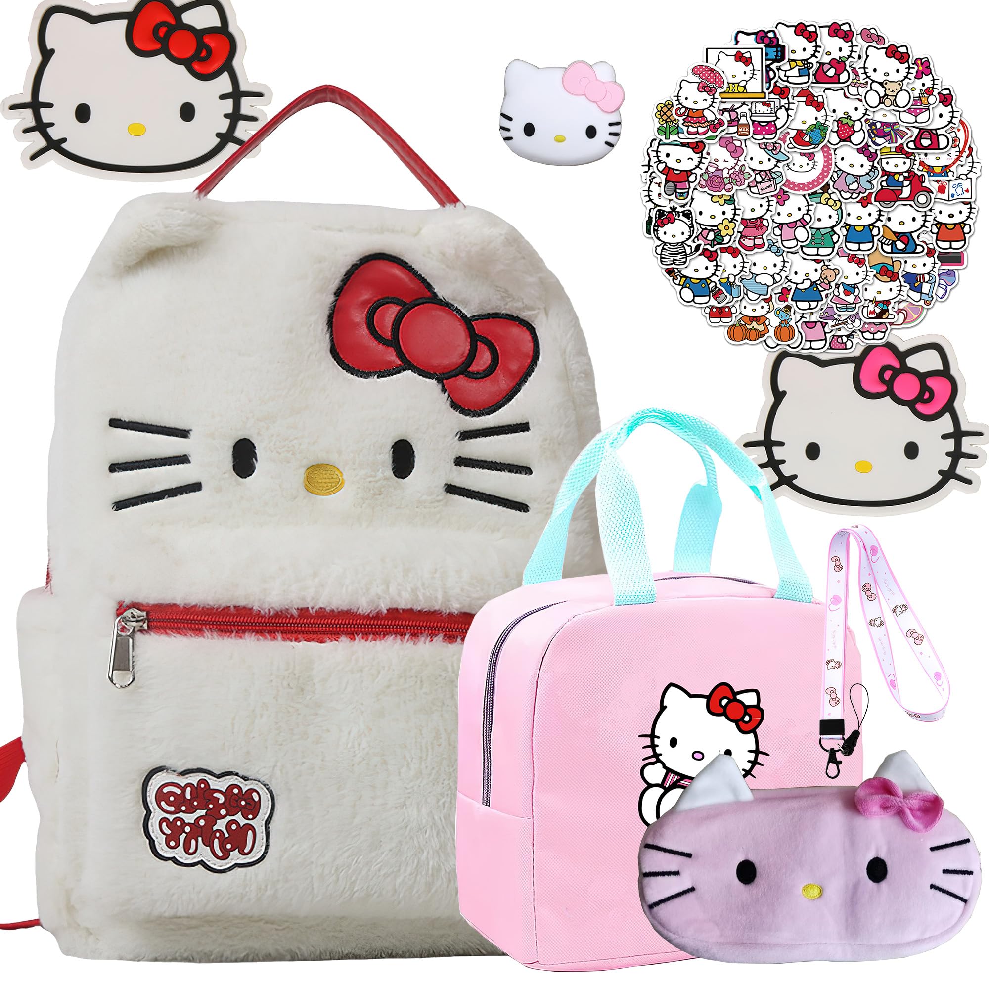 Backpack Stuff Supplies Merch Bundle: Stickers, Accessories