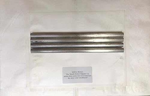4 piezas 3/4 "aluminio 6061 barra redonda 12" largo sólido T6511 nueva barra de torno Stock L8
