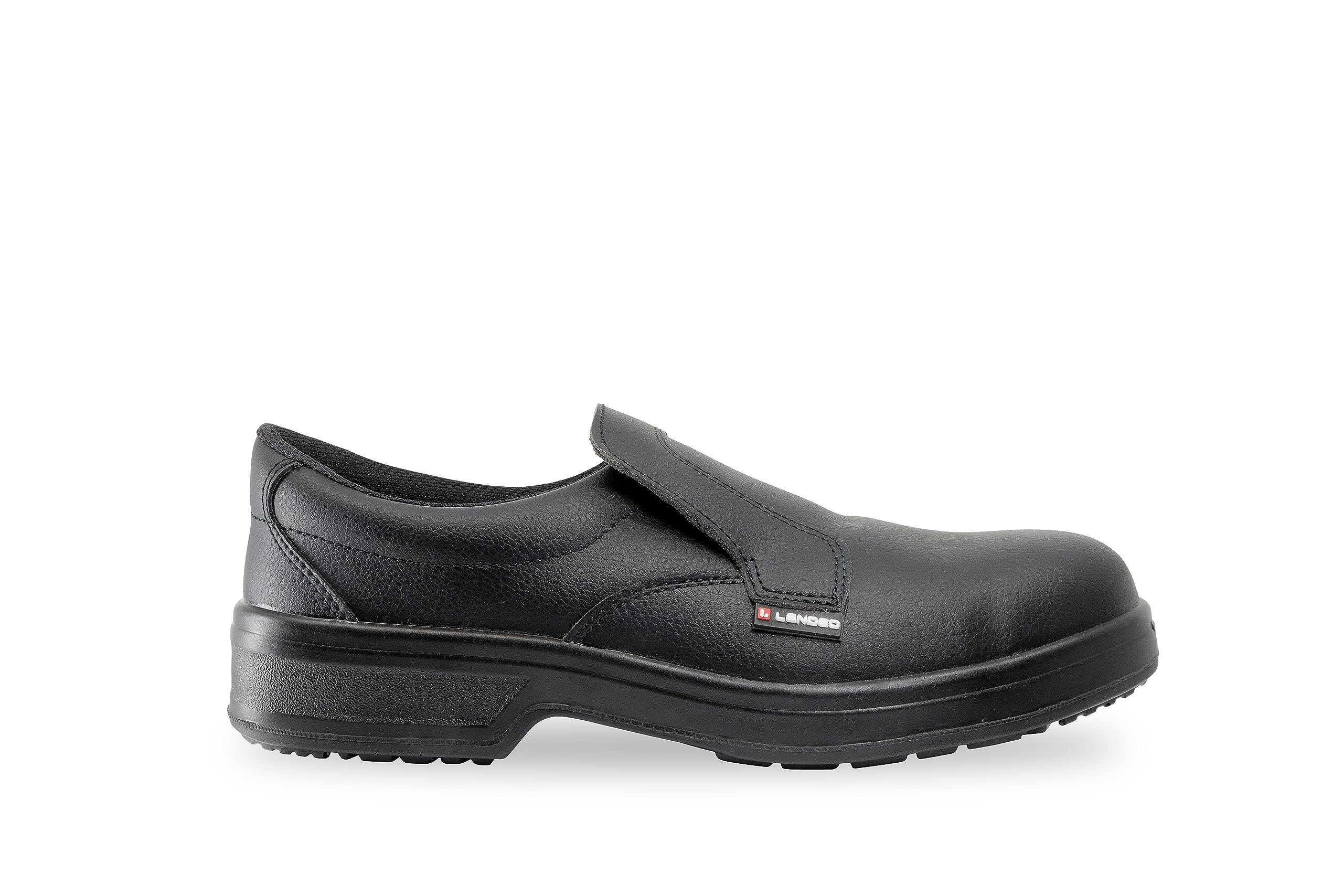 Base Black S2 Chaussures de sécurité plates Noir Chaussures de travail Chaussures de cuisine