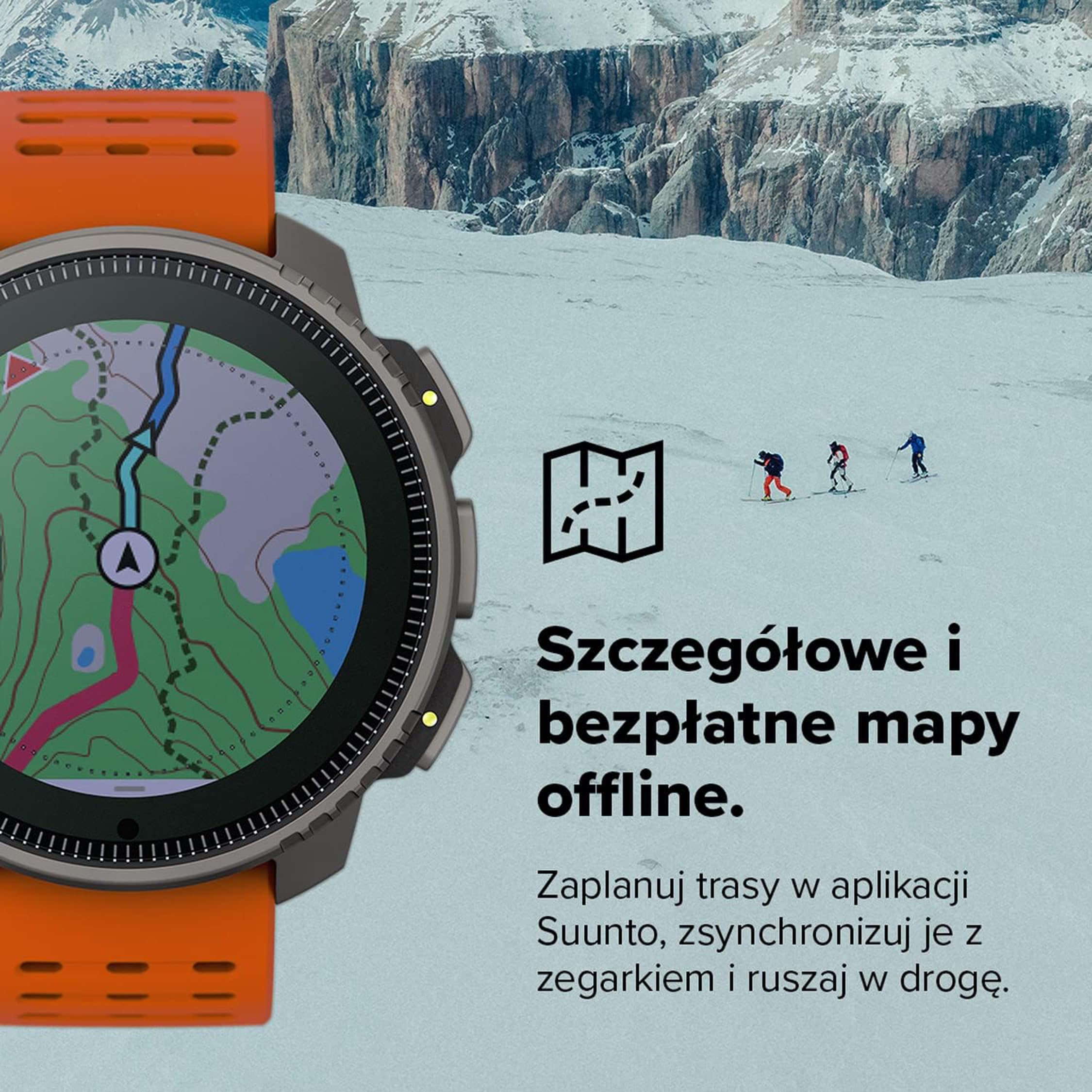 SUUNTO Vertical Zegarek sportowy GPS, ładowanie słoneczne z 95+ trybami | Mapy offline, 60 dni pracy na baterii, podwójne pasmo GNSS, wyprawy i treningi w terenie, aplikacja SUUNTO