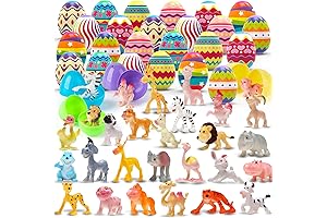 Filled Easter Eggs Set of 24 with Toys for Kids