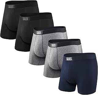 SAXX Men's Underwear - ULTRA Boxer Briefs with Built-In BallPark Pouch Support – Pack of 2