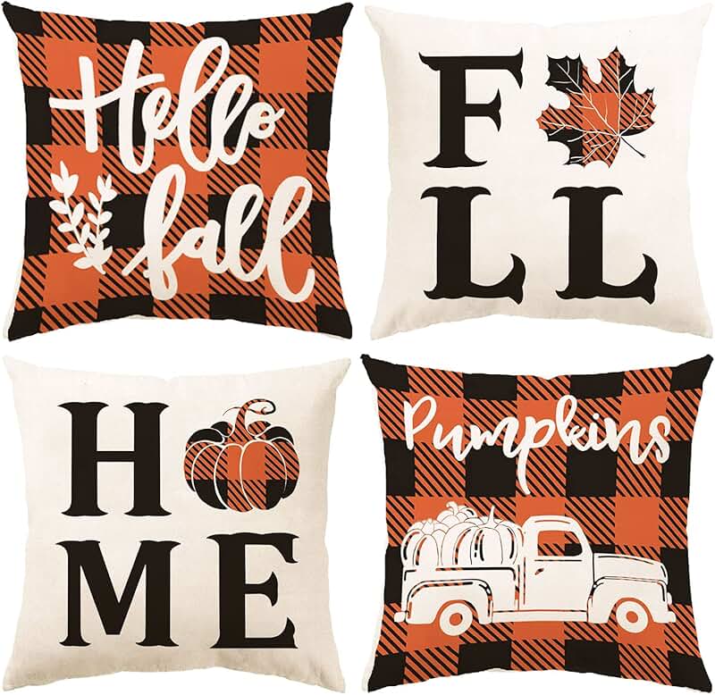 fall decor pillows