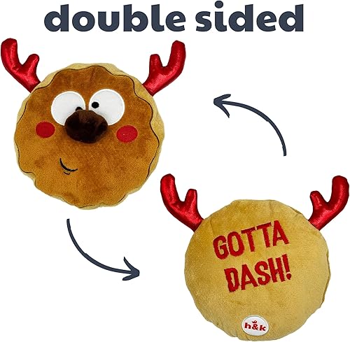 Miniatura 9 de Huxley & Kent para perros  Deck The Bear (grande)  Juguete de peluche navideño para perros con chirriador  Regalo divertido para perros  Divertido,