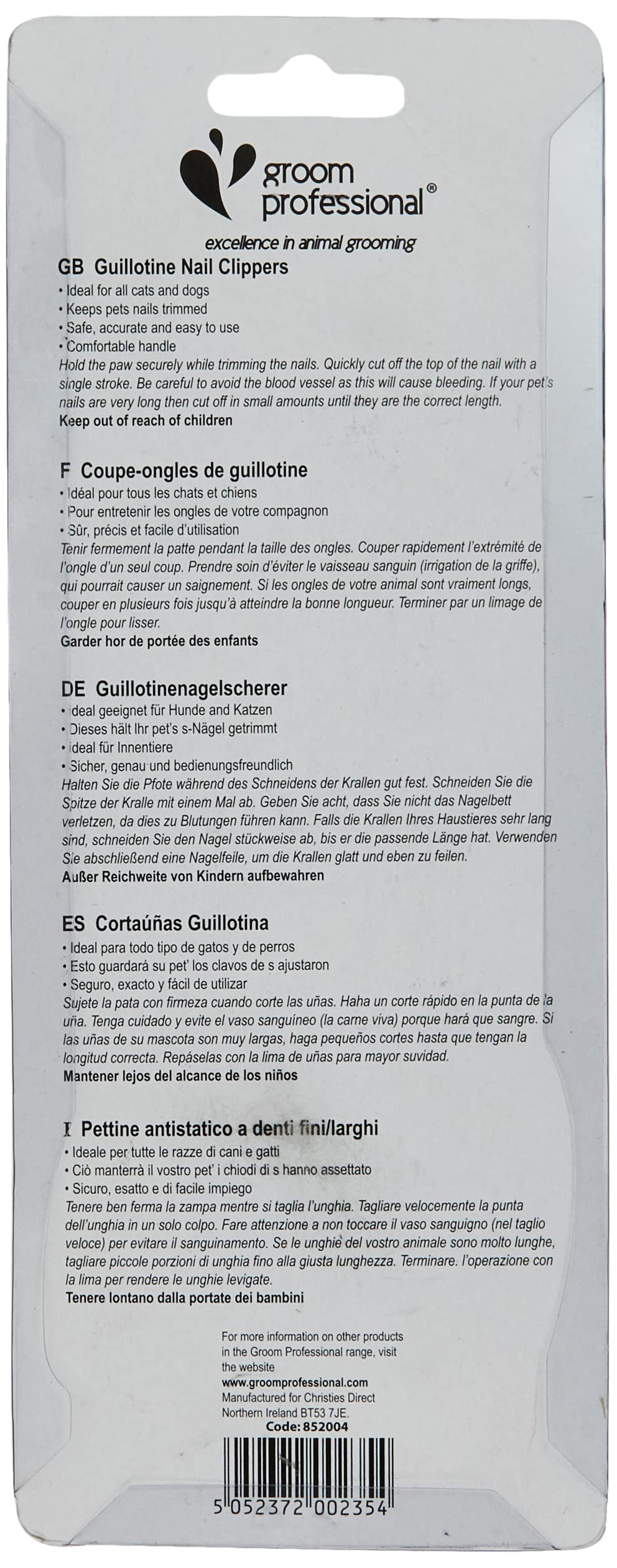 Ferplast Nagelknipser Guillotine Für Hunde & Katzen