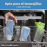 Vista 14 de Dr. Brown's Opciones + Biberón de cuello ancho, 9 onzas