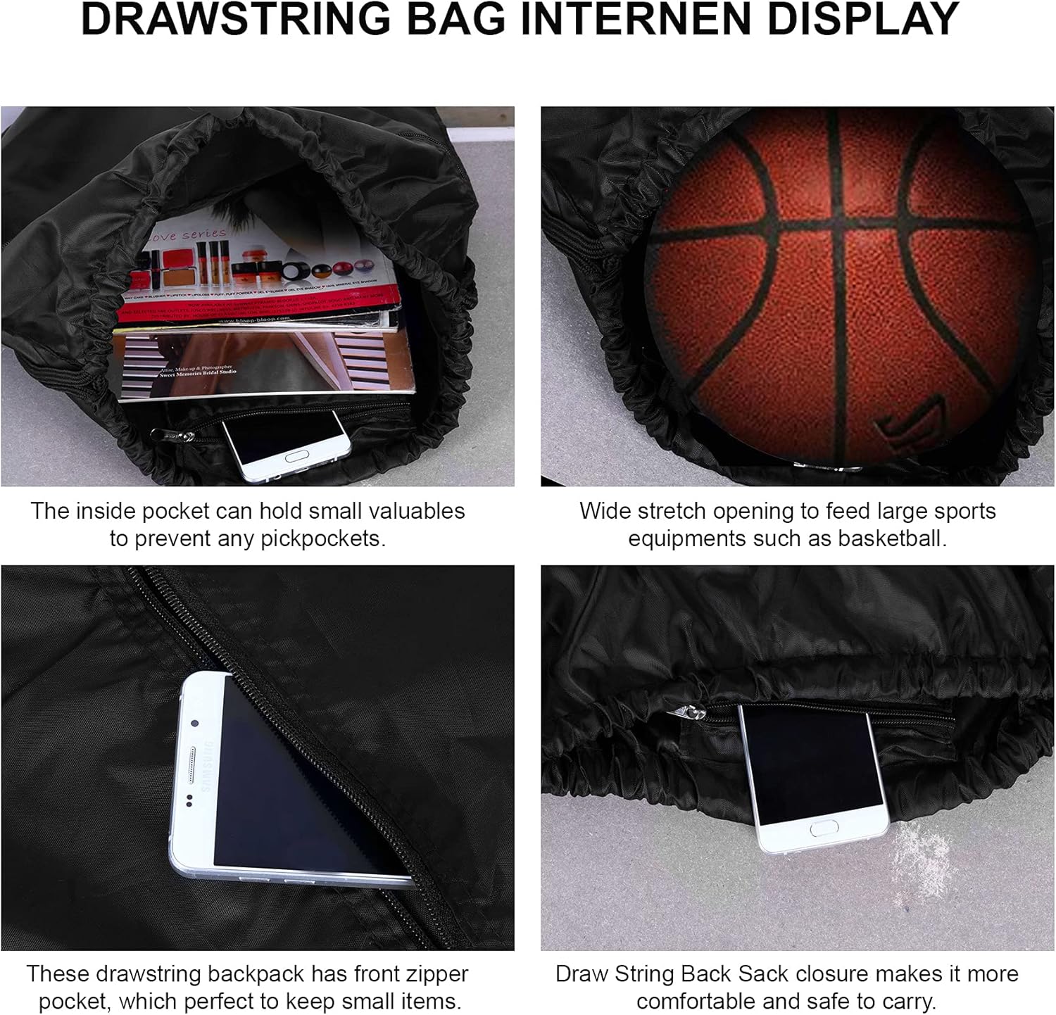 Polartreehome Turnbeutel - Wasserdichter Sportbeutel Mit Großer Kapazität