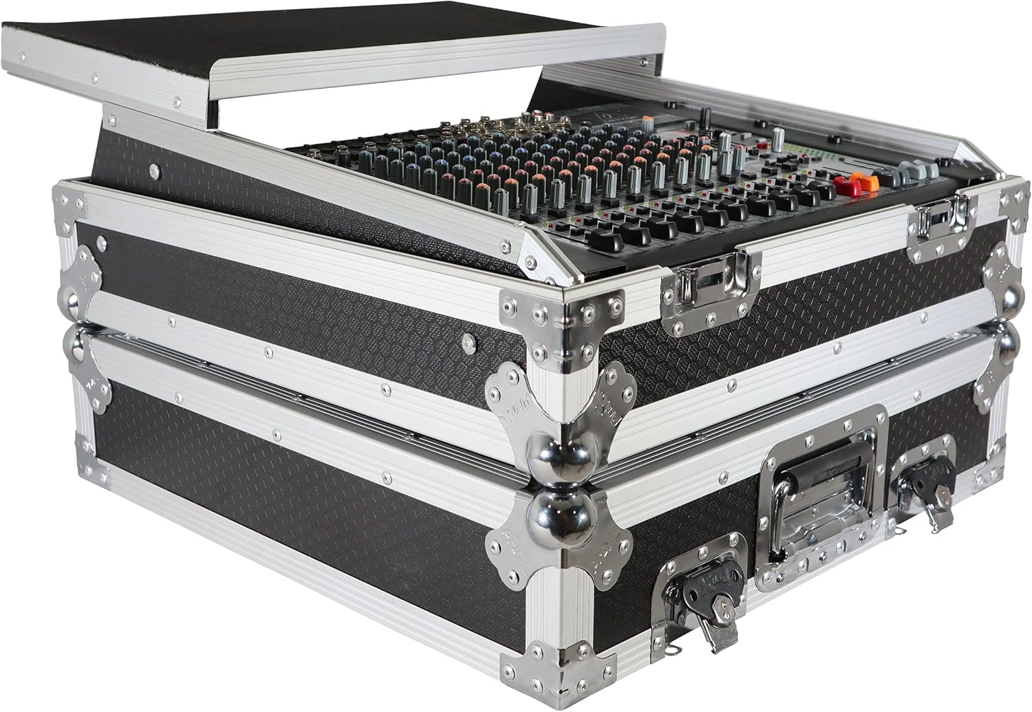 ProX 10U Top Mount 19" Slanted Mixer Case - XS-19MIXLT