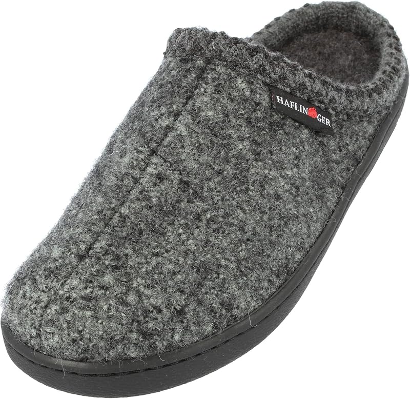 HAFLINGER Unisex AT Nordkap Wool Hard Sole Slippers