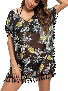 Women's Stylish Chiffon Tassel Beachwear Bikini Swimsuit Cover up - Buy now