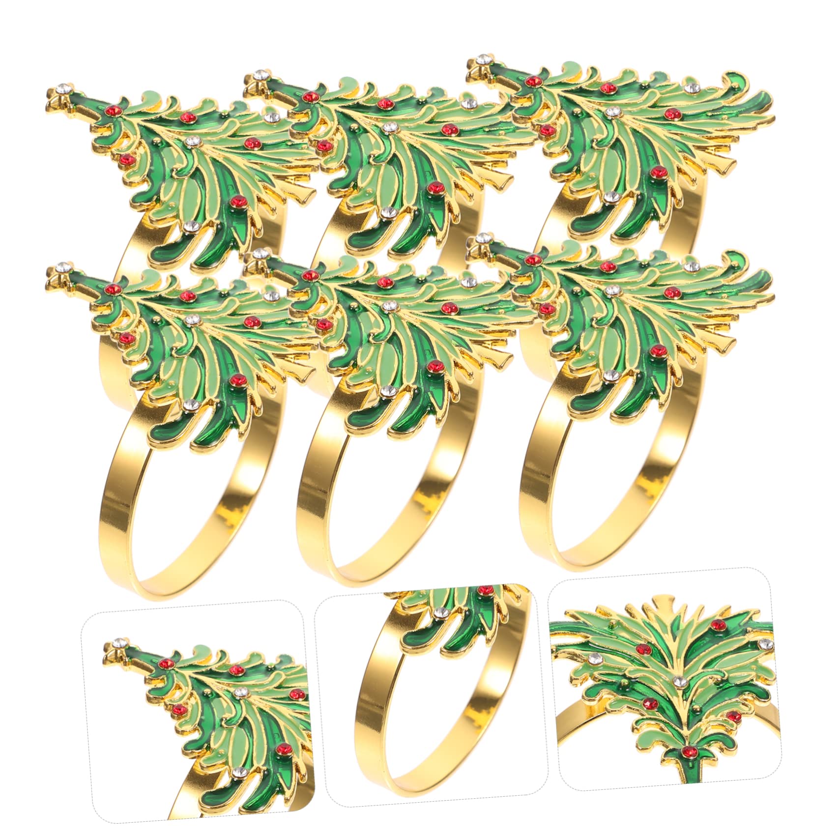 Ciieeo Pz portatovagliolo decorazioni natalizie lumino home porta portatovaglioli natalizi portatovaglioli decorativi arredamento per la festa di Natale