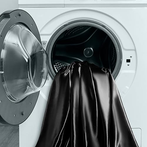 Vista 31 de Manyshofu Satin King Sheets Set - 4 Piece, Camel Gold, Cooling & Luxury Bedding (1 Fitted, 1 Flat, 2 Pillow Cases)