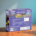 QUOKKA Puzzles for Kids Ages 3-5 - Ocean Tropical Farm Animals & Bugs - Set of 4x60 Pieces Puzzles for Kids Ages 4-6 - Glow Jigsaw Puzzles for Toddlers 3-5 - Gift Educational Game for Boys & Girls