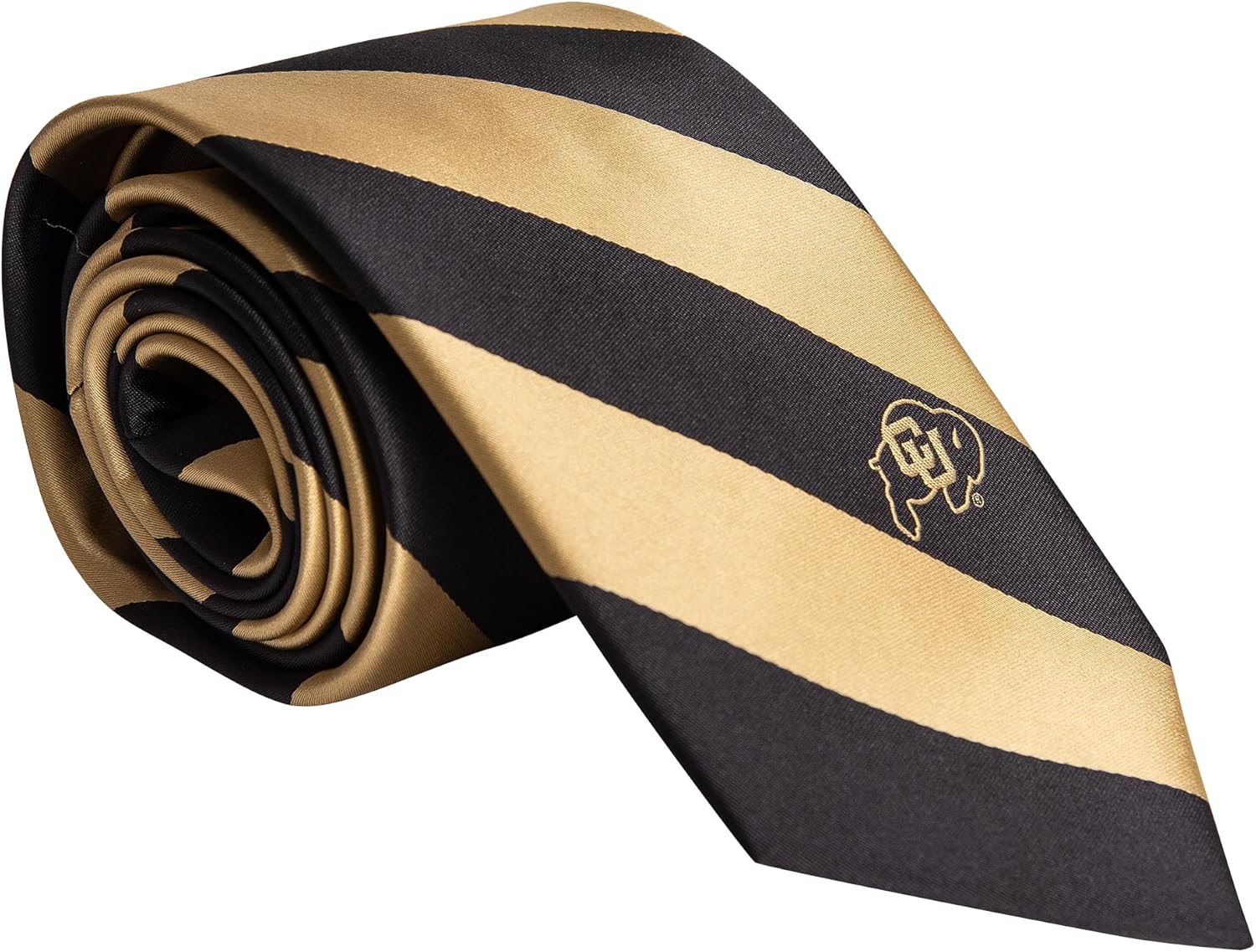 Desert Cactus University of Colorado - Boulder Neck Tie UC - Boulder Buffaloes CU Buffs 100% Polyester Necktie with Logo, Officially Licensed