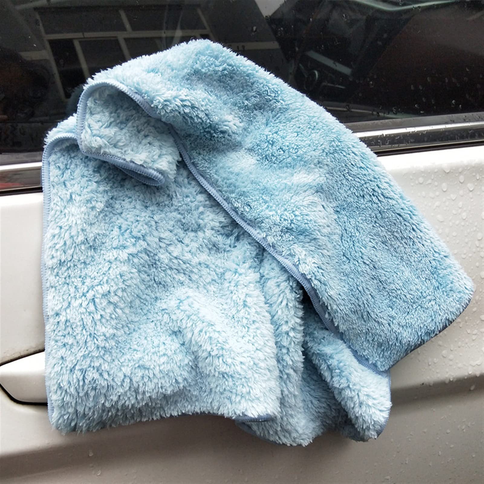 Paño de Limpieza de Microfibra Toalla de Secado de Microfibra para Auto Toalla de Microfibra de Cristal Encerado Extra Suave para Lavado de Autos