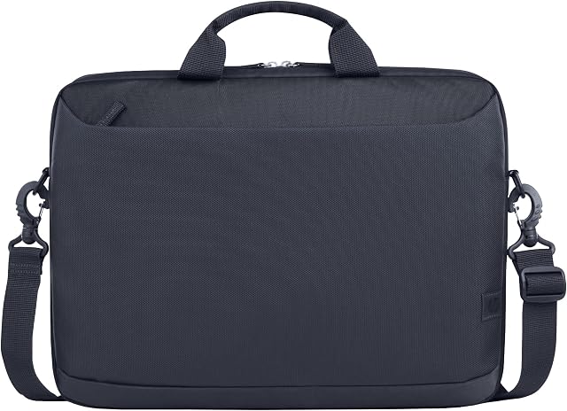 HP Everyday 16-inch Laptop Briefcase, Water-Resistant 600D Recycled Plastic, Padded Laptop Compartment, Key Fob, Polyester, A08JTAA (2025)