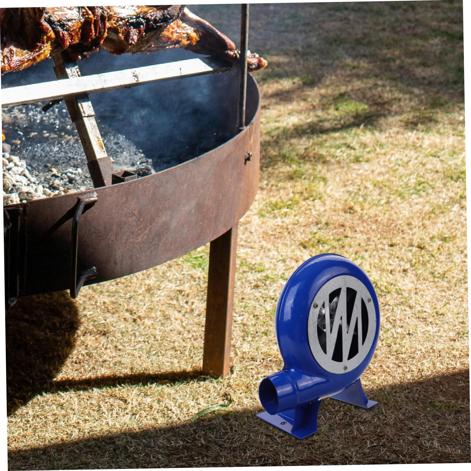 TOYANDONA Ventilatore Manuale per Barbecue e Soffiatore Portatile per Grigliate con Impugnatura Ergonomica per Esterno e Facile da Trasportare e Utilizzare