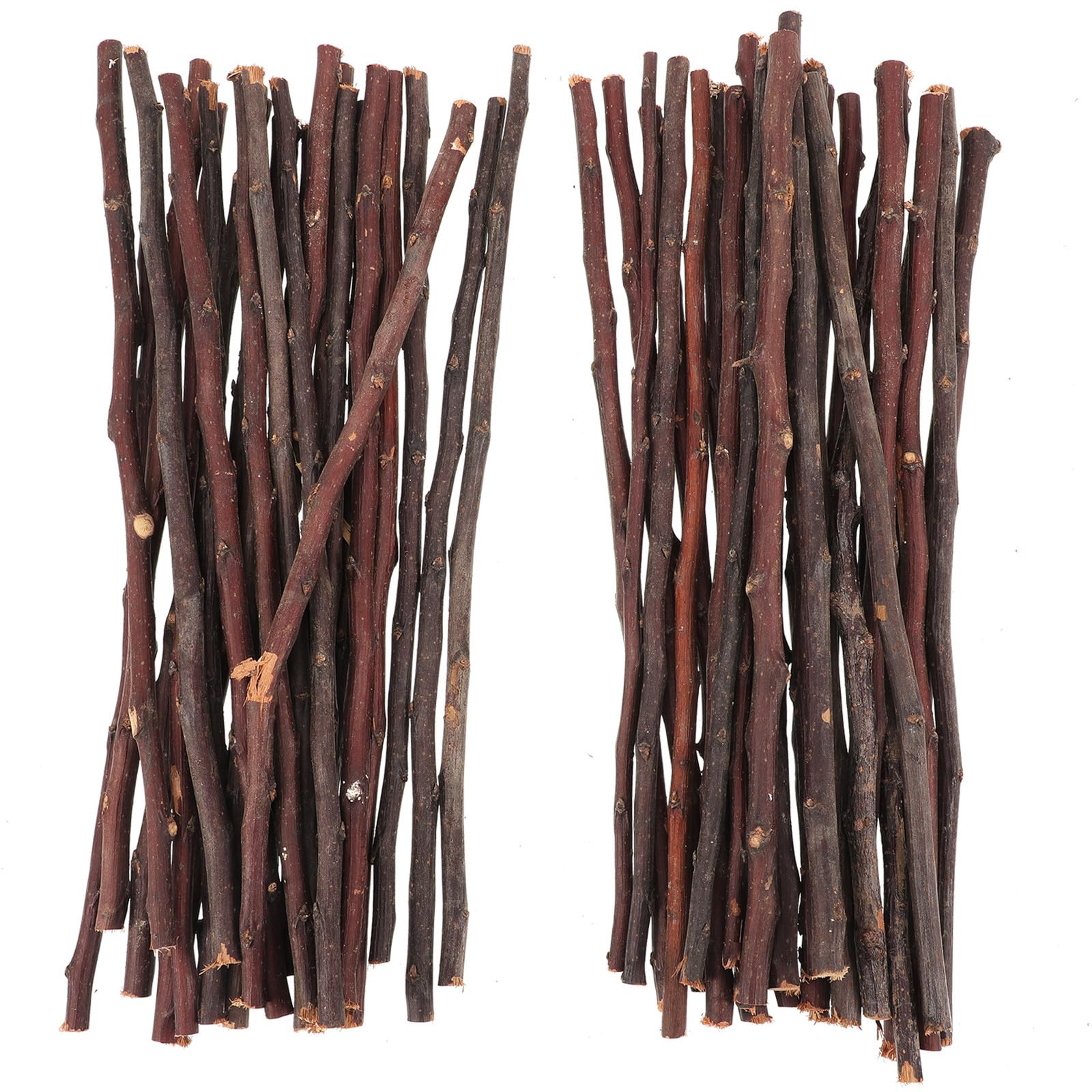 ABOOFAN 50 Bâtons en Bois Naturel pour Bricolage Brindilles Fines D’Environ 30 CM Couleur Marron Lot de 50 Pièces pour Décoration Intérieure Loisirs Créatifs et Projets DIY Garçon et