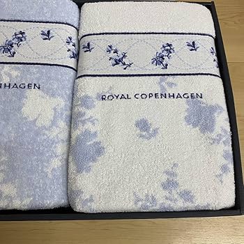 お値下げしました！ロイヤルコペンハーゲン 2枚セット Amazon.co.jp: ROYAL COPENHAGEN ロイヤルコペンハーゲン タオル