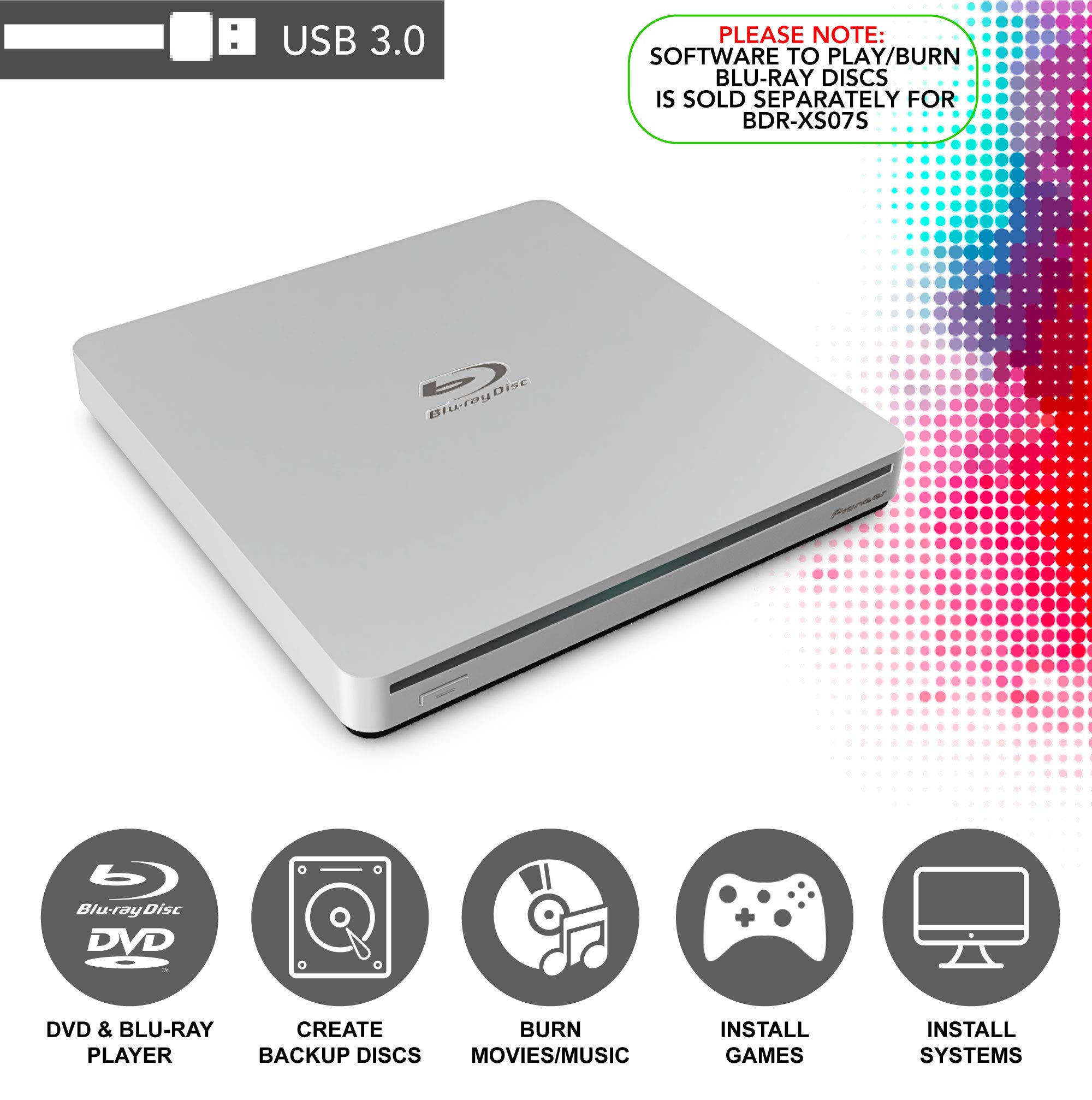 Amazon.co.jp: Pioneer BDR-XS07S ブルーレイバーナー & プレーヤー