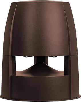 OSD Forza 8" Omni Outdoor Speaker, 200W, 360 Degree Sound Dispersion, IP65 Weather Resistant Landscape Speaker, Bronze, Single