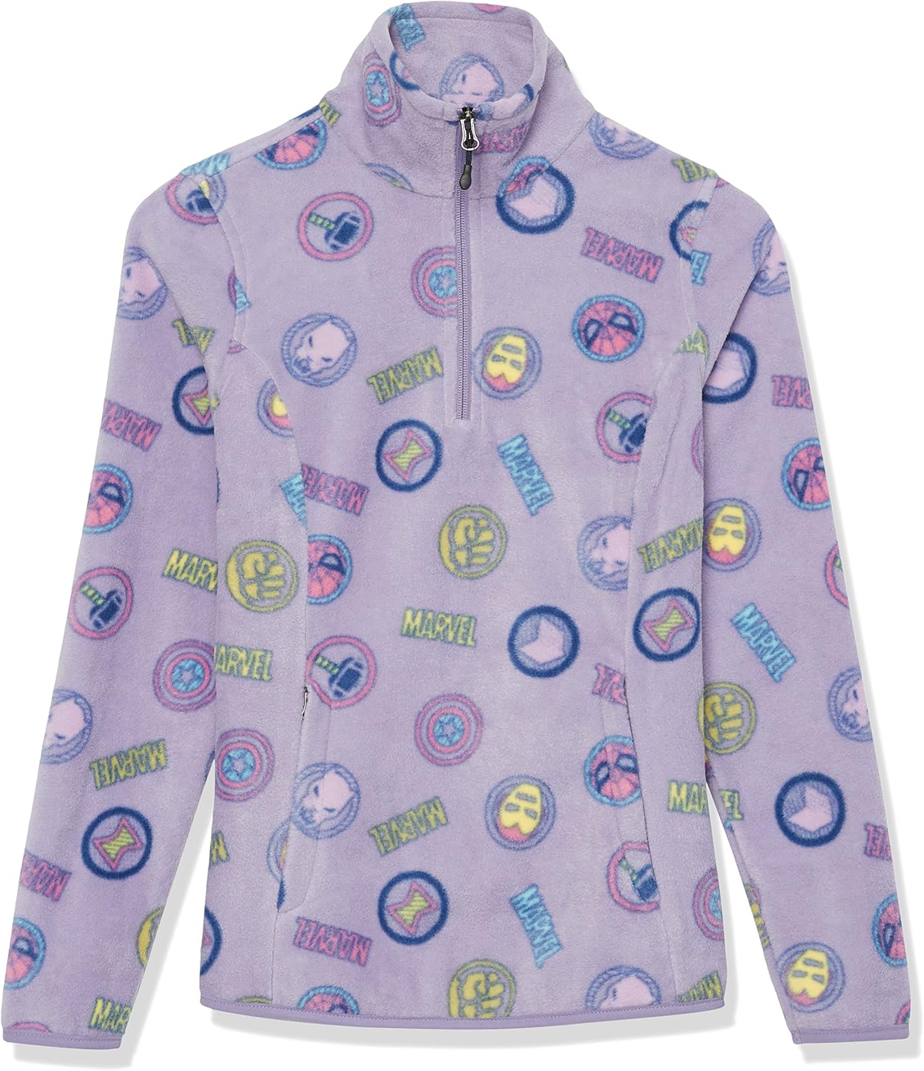 Amazon Essentials Disney | Marvel | Star Wars Women's Polar Fleece Quarter-Zip Mock Jackets - Image 6