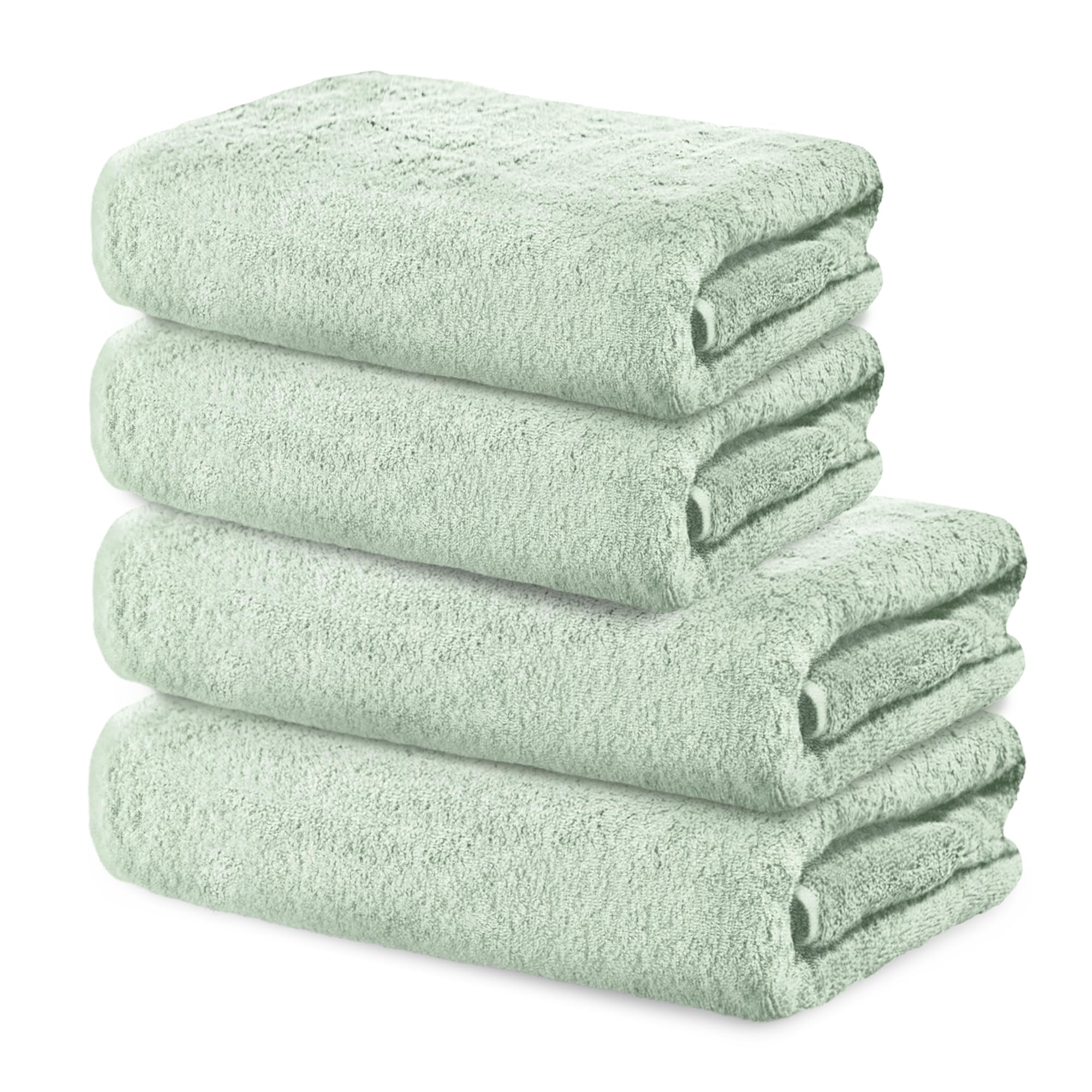Juego de toallas de baño de 4 piezas 100% algodón Oeko-Tex