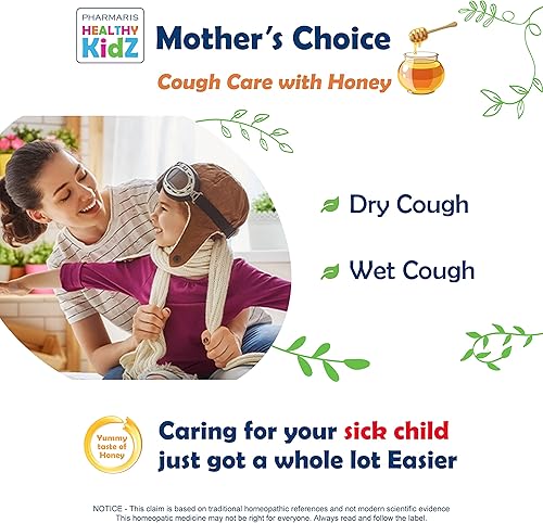 Miniatura 2 de Mother's Choice for Koff, para tos seca y húmeda, cuidado natural de la tos para niños con miel, 4.2 fl oz