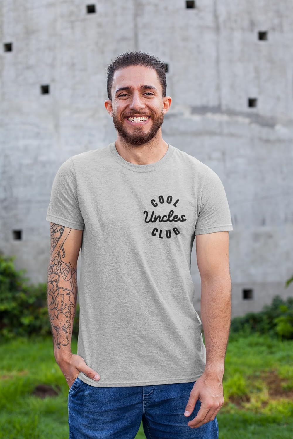 Cool Uncles Club T-Shirt Funny Best Uncle Ever Pocket Tee for Father's Day - Image 2